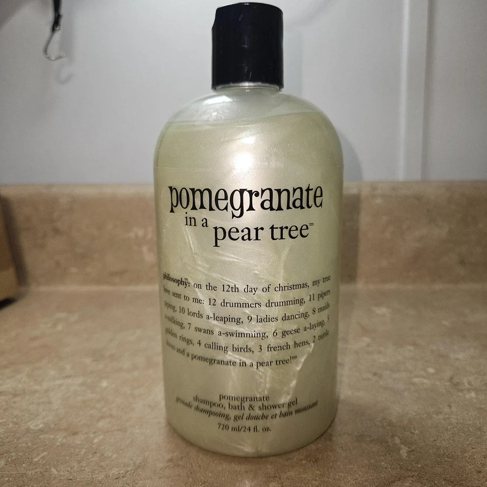 Philosophy Pomegranate In A Pear Tree 24oz Shampoo Bath Shower Gel Holiday Boxed